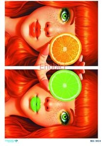 Diamond Pirinç Dekopaj Kağıdı - 3014