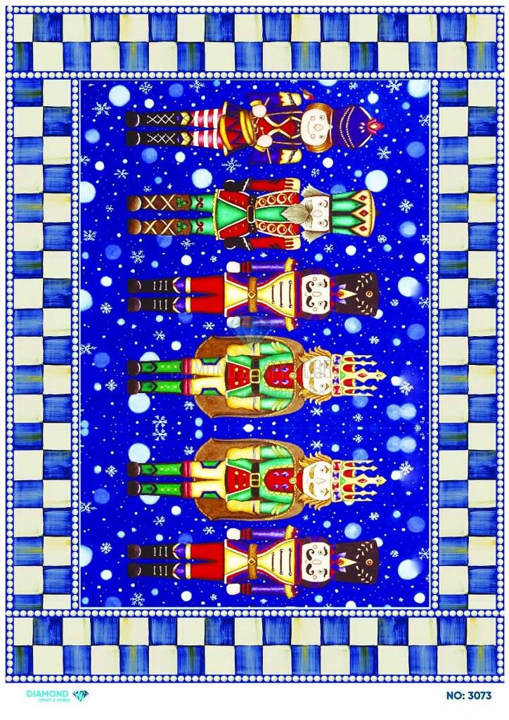 Diamond Pirinç Dekopaj Kağıdı - 3073