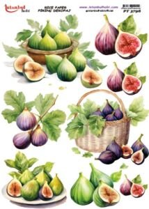 Pirinç Dekopaj Kağıdı 30x42cm PT-3796 İncir