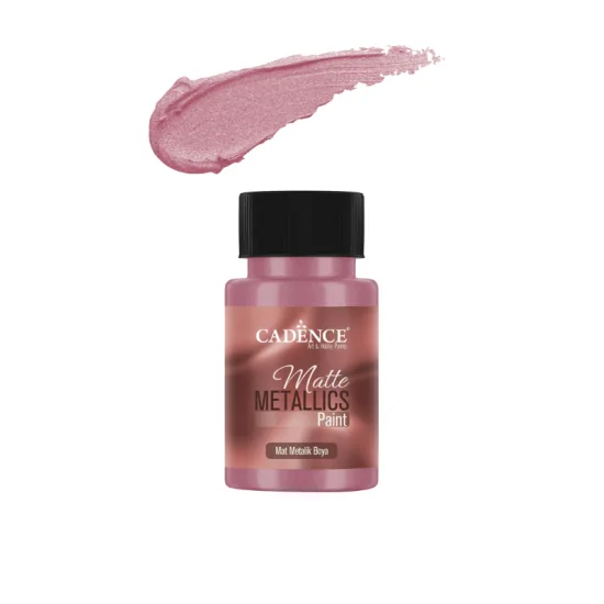 Cadence Mat Metalik Boya MMB13 Gül Kurusu 50ml