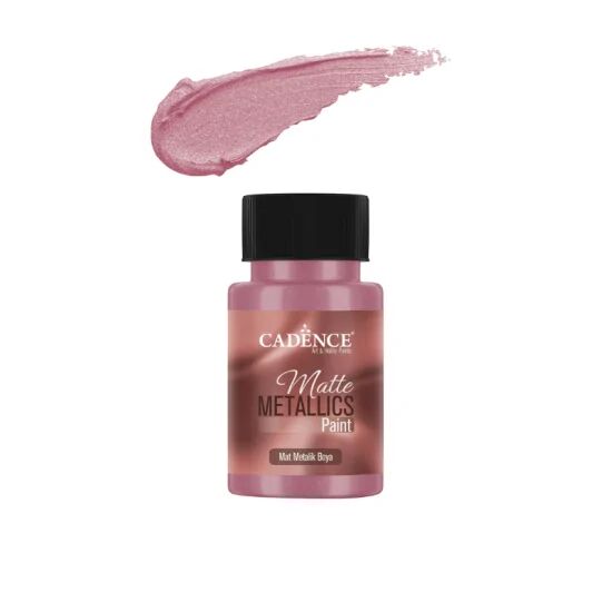 Cadence Mat Metalik Boya MMB13 Gül Kurusu 50ml