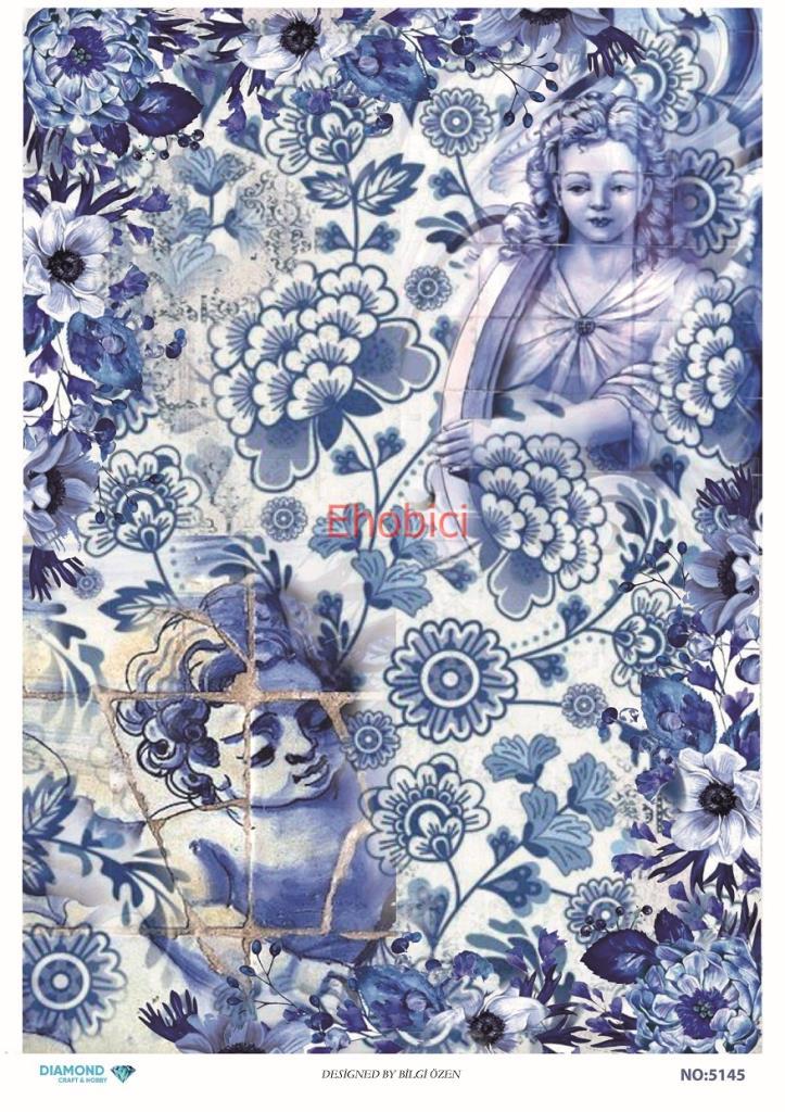 Diamond Pirinç Dekopaj Kağıdı - 5145