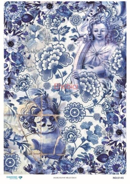 Diamond Pirinç Dekopaj Kağıdı - 5145