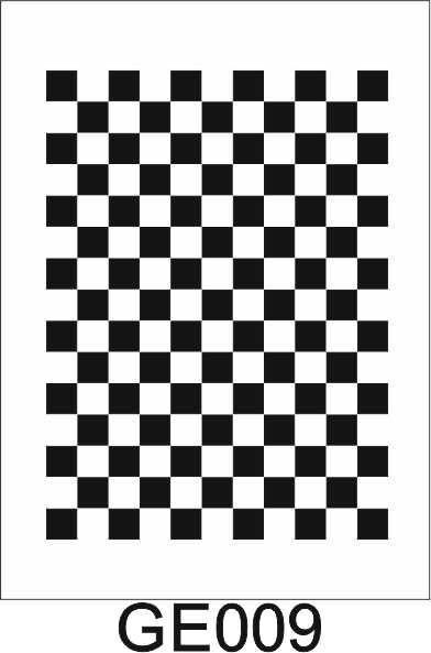 Geometrik Desenler Stencil Şablon (25x35) GE-009