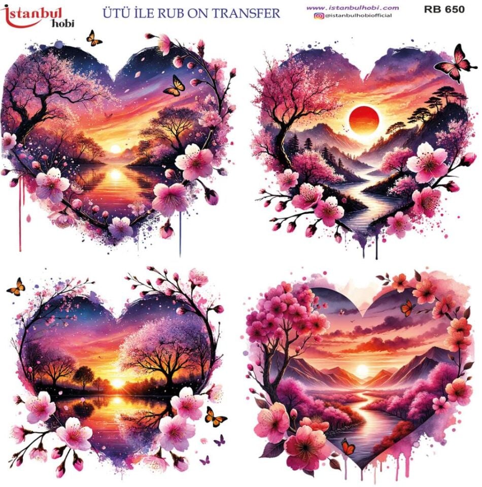 Ütü ile Rub On Transfer Kağıdı 30x30cm RB-650