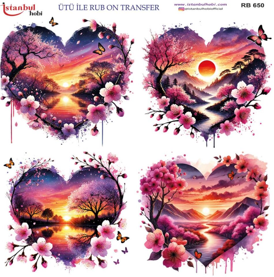 Ütü ile Rub On Transfer Kağıdı 30x30cm RB-650