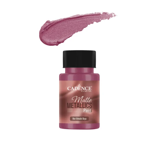 Cadence Mat Metalik Boya MMB14 Vişne Çürüğü 50ml