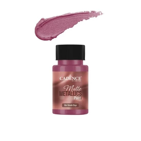 Cadence Mat Metalik Boya MMB14 Vişne Çürüğü 50ml