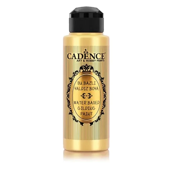 Cadence Su Bazlı Yaldız Boya 110 Ekstra Altın 120ML