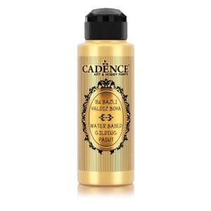 Cadence Su Bazlı Yaldız Boya 110 Ekstra Altın 120ML