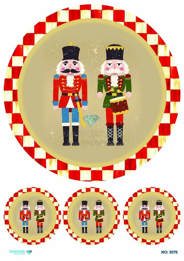 Diamond Pirinç Dekopaj Kağıdı - 3075