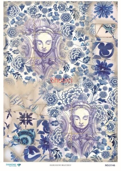 Diamond Pirinç Dekopaj Kağıdı - 5146