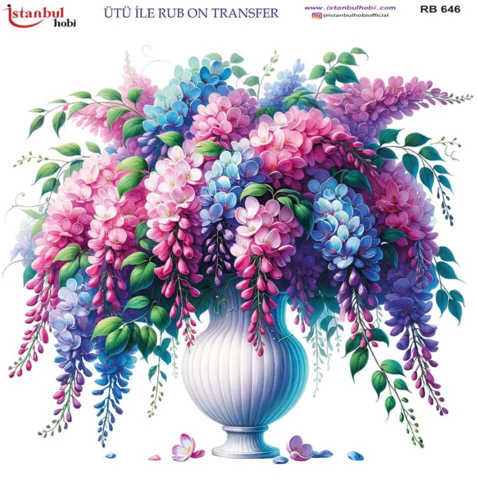 Ütü ile Rub On Transfer Kağıdı 30x30cm RB-646