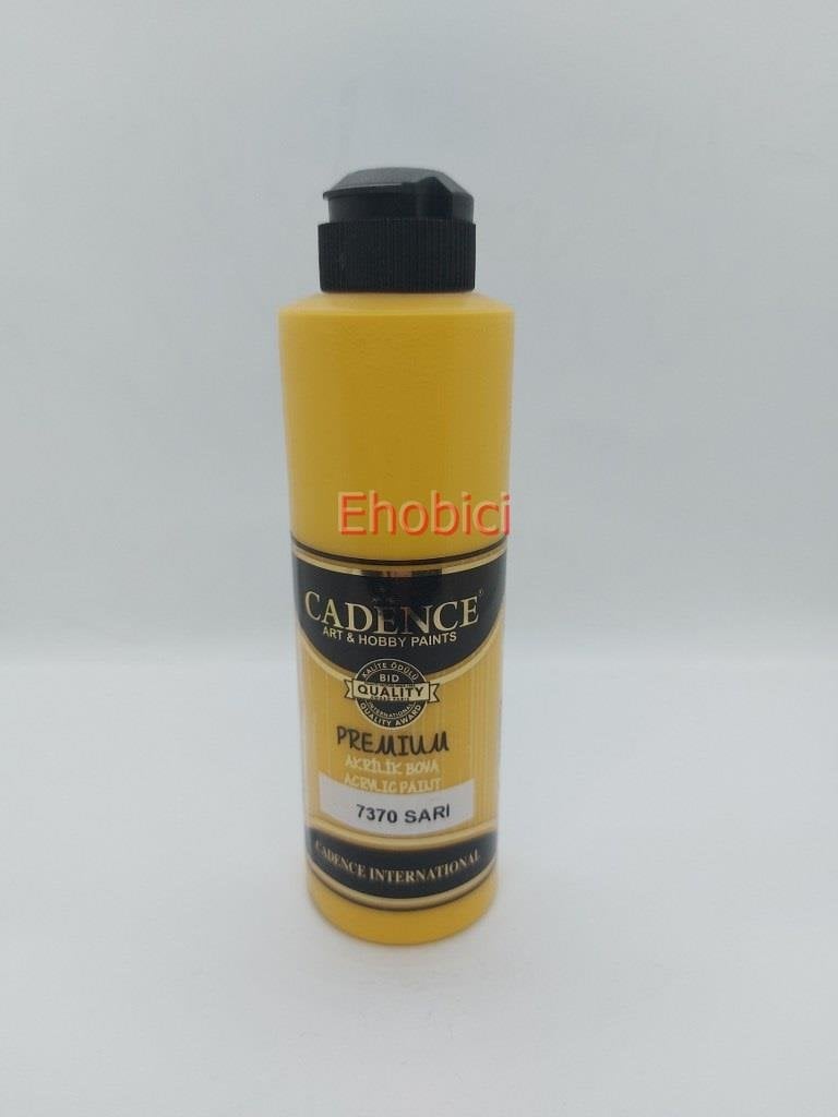 Cadence Akrilik Boya 250ML 7370 Sarı Ahşap Boyası