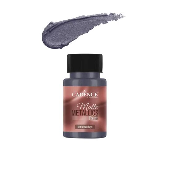 Cadence Mat Metalik Boya MMB15 Mor Mavi 50ml