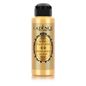 Cadence Su Bazlı Yaldız Boya 109 Simli Altın 120ML