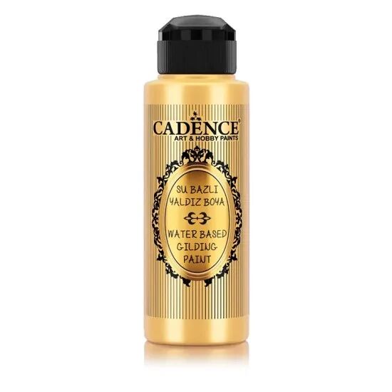 Cadence Su Bazlı Yaldız Boya 109 Simli Altın 120ML