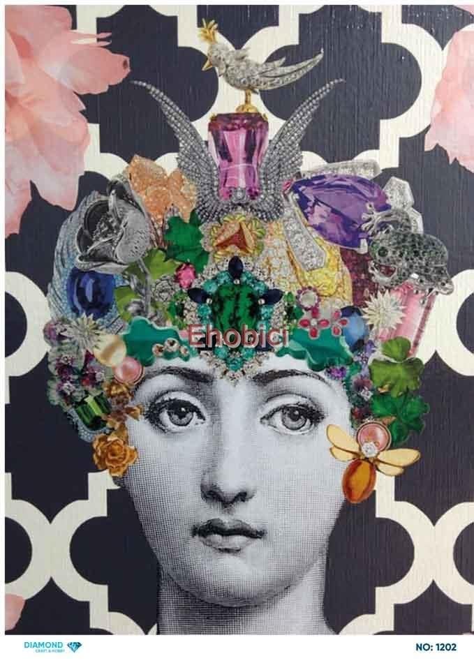 Diamond Pirinç Dekopaj Kağıdı - 1202