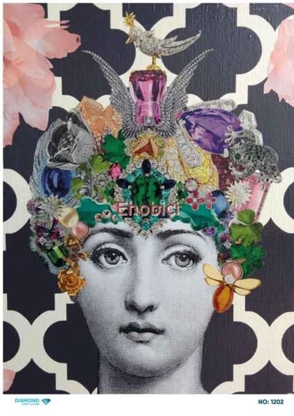 Diamond Pirinç Dekopaj Kağıdı - 1202