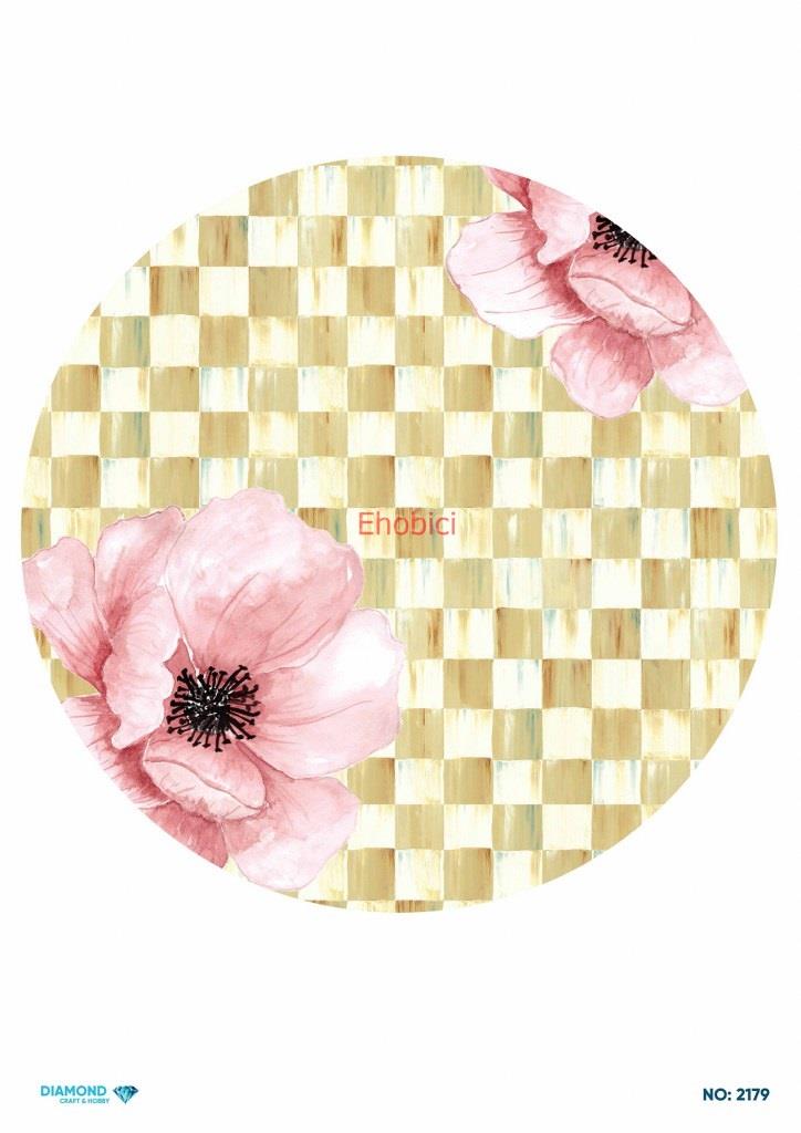 Diamond Pirinç Dekopaj Kağıdı - 2179