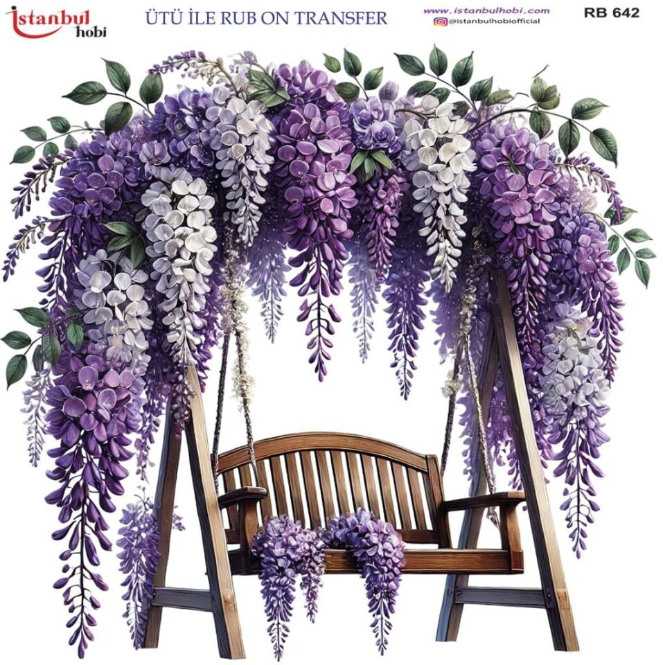 Ütü ile Rub On Transfer Kağıdı 30x30cm RB-642