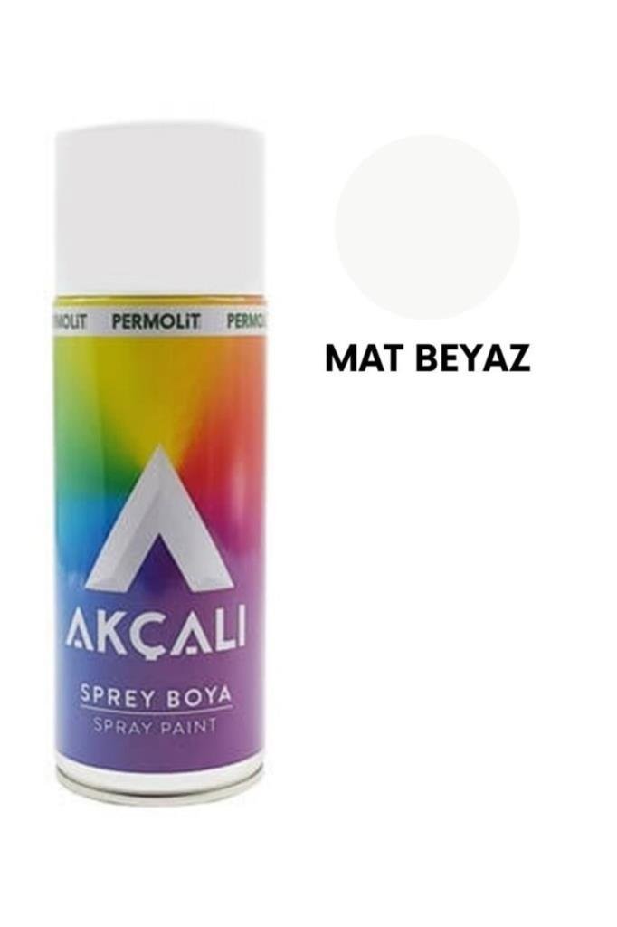 Akçalı Sprey Boya Mat Beyaz 400ML