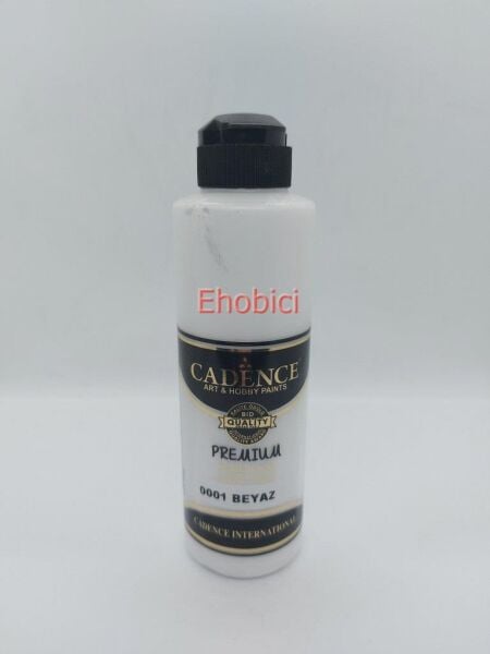 Cadence Akrilik Boya 250ML 0001 Beyaz Ahşap Boyası