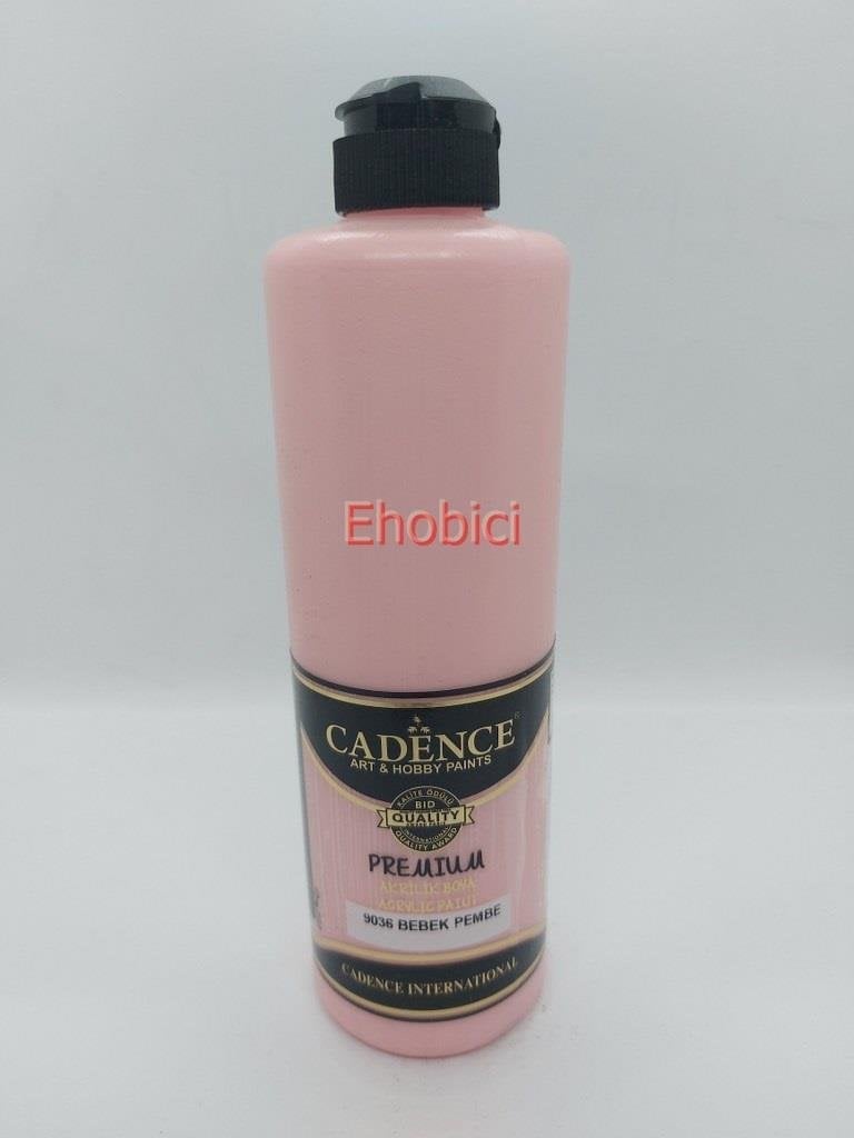 Cadence Akrilik Boya 500ML 9036 Bebek Pembe Ahşap Boyası