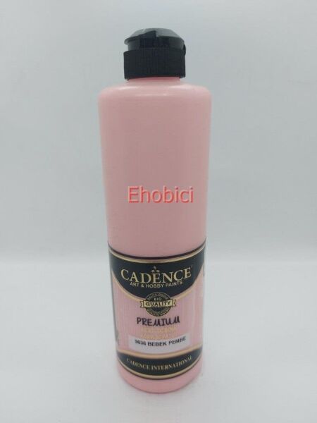 Cadence Akrilik Boya 500ML 9036 Bebek Pembe Ahşap Boyası
