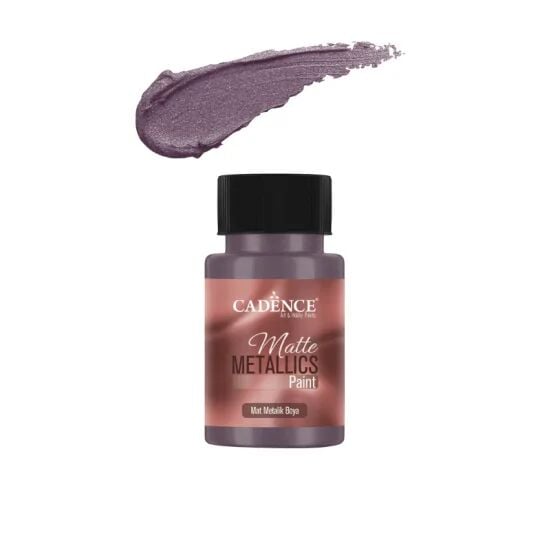 Cadence Mat Metalik Boya MMB16 Mürdüm 50ml