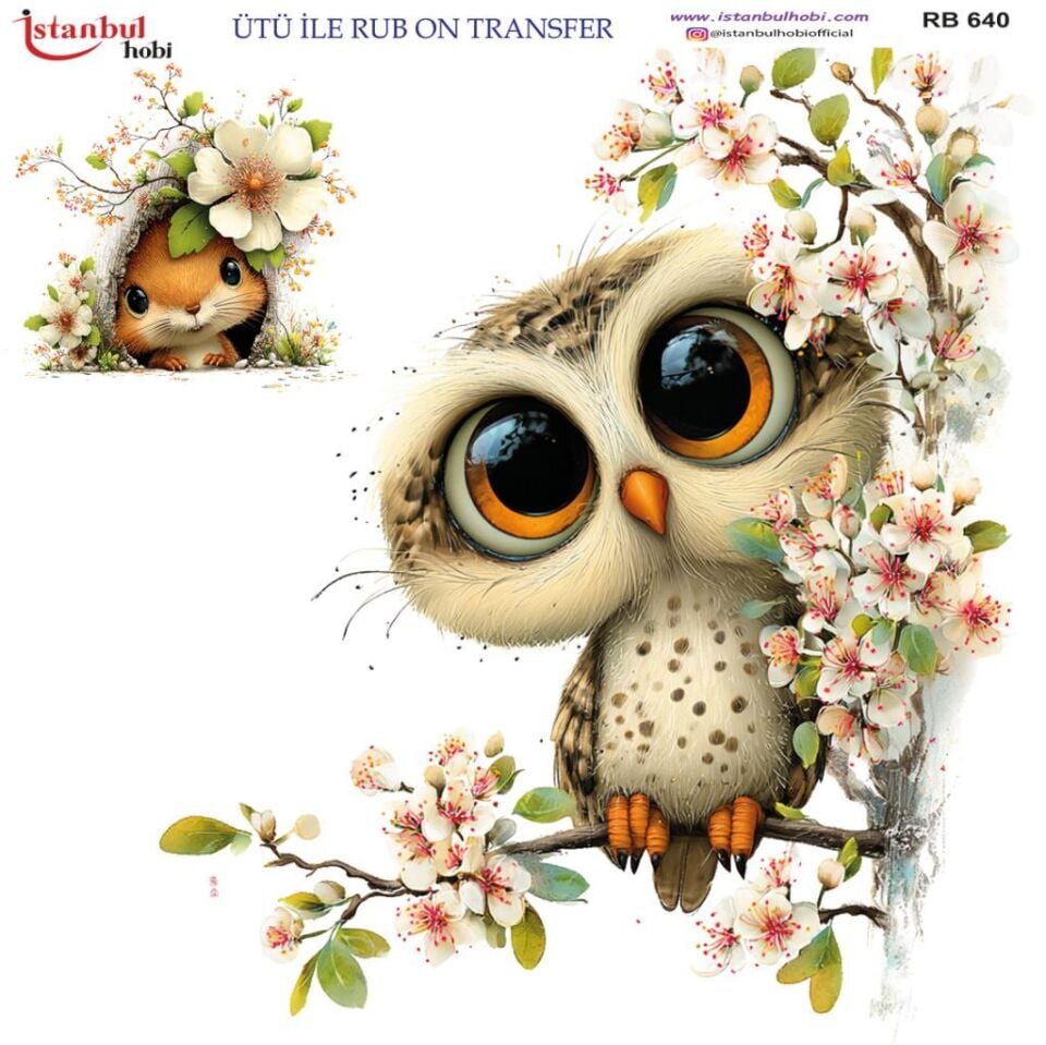 Ütü ile Rub On Transfer Kağıdı 30x30cm RB-640