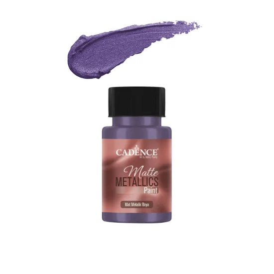 Cadence Mat Metalik Boya MMB17 Antik Mor 50ml