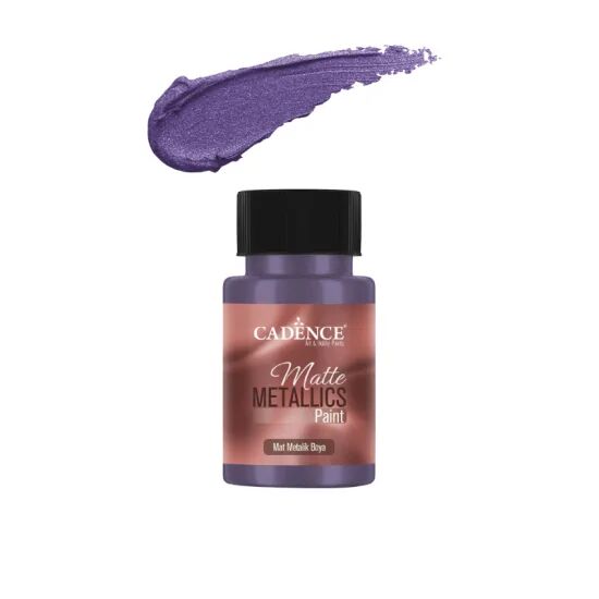Cadence Mat Metalik Boya MMB17 Antik Mor 50ml