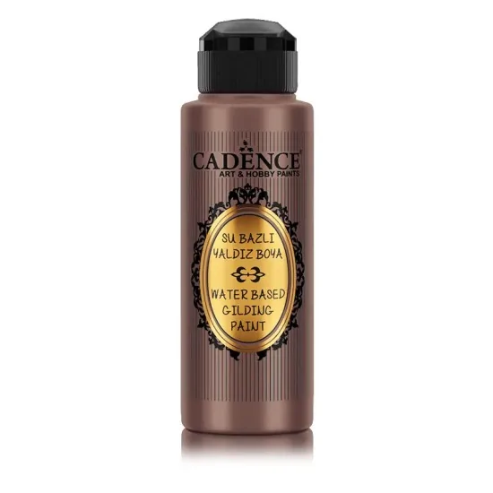 Cadence Su Bazlı Yaldız Boya 117 Açık Kahve 120ML