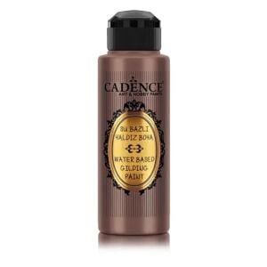 Cadence Su Bazlı Yaldız Boya 117 Açık Kahve 120ML