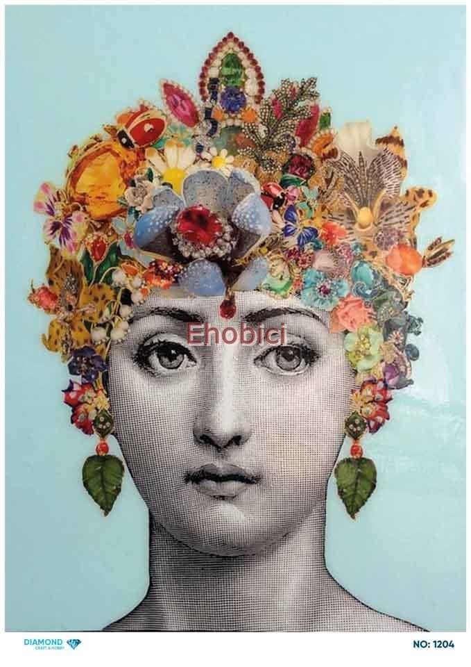 Diamond Pirinç Dekopaj Kağıdı - 1204