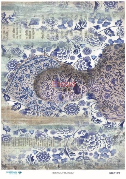 Diamond Pirinç Dekopaj Kağıdı - 5149