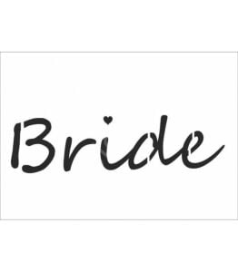 Gelin - Bride Cadence A4 Stencil AS610