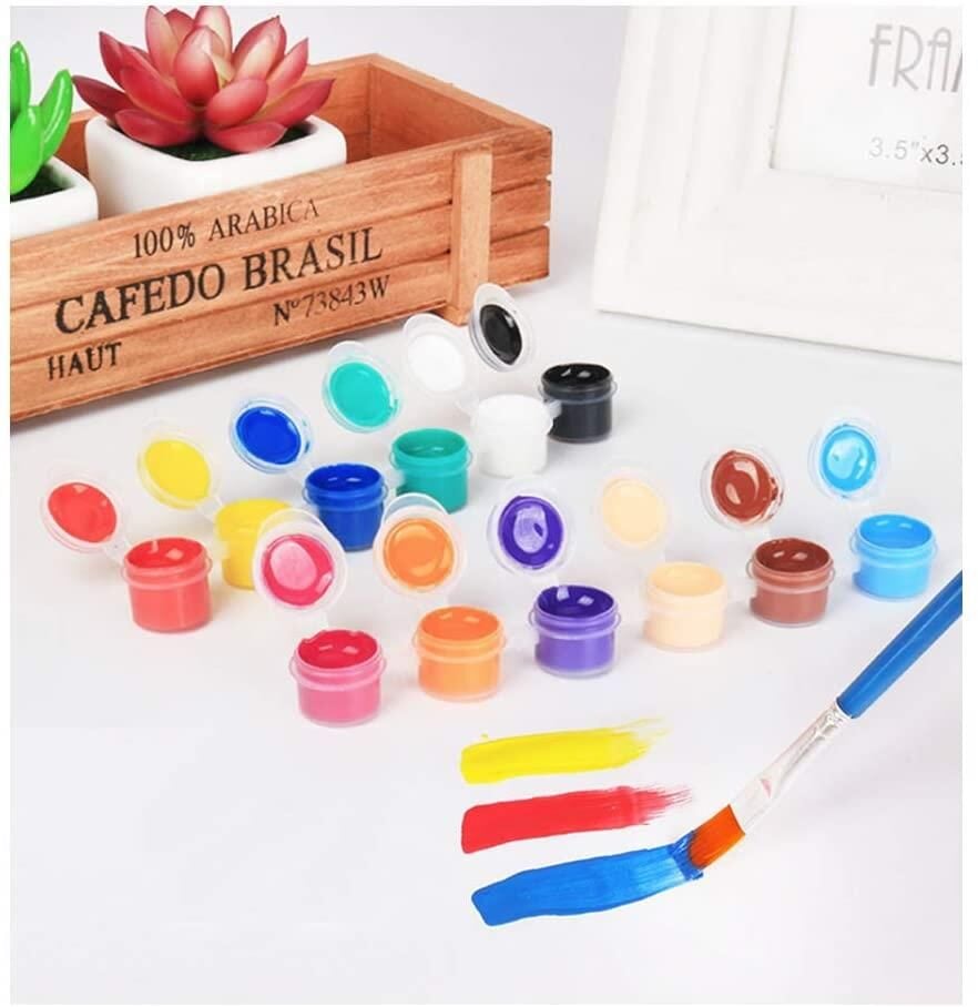 Plastik Boya Kabı 5ml 5 x 6 lı Set