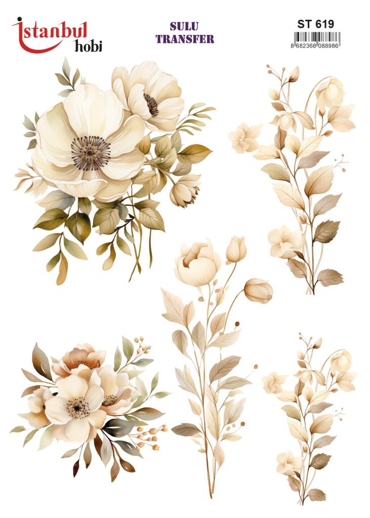 Sulu Transfer Kağıdı 25x35cm ST-619