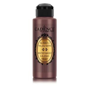 Cadence Su Bazlı Yaldız Boya 115 Çikolata 120ML