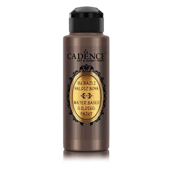 Cadence Su Bazlı Yaldız Boya 114 Kahverengi 120ML