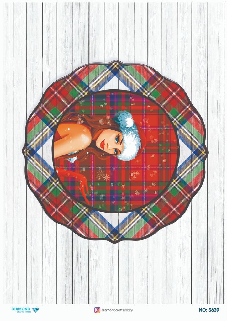 Diamond Pirinç Dekopaj Kağıdı - 3639