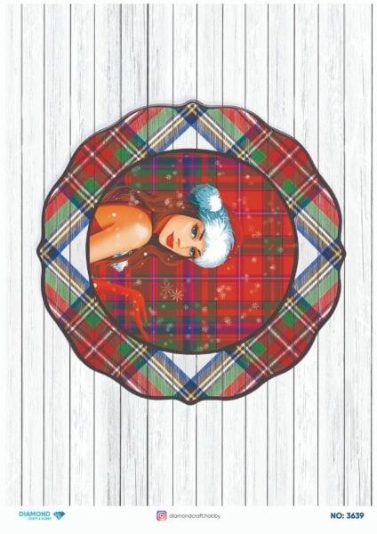 Diamond Pirinç Dekopaj Kağıdı - 3639