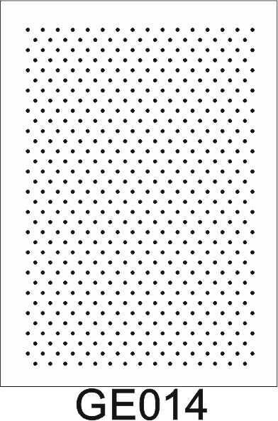 Geometrik Desenler Stencil Şablon (15x20) GE-014
