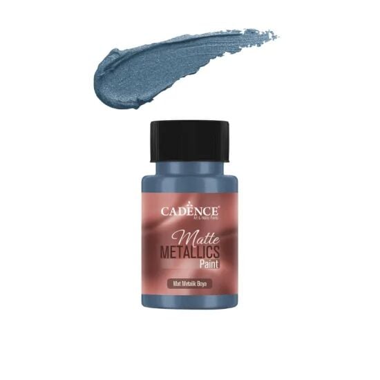 Cadence Mat Metalik Boya MMB21 Koyu Turkuaz 50ml