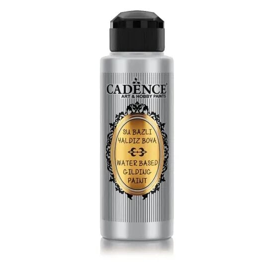 Cadence Su Bazlı Yaldız Boya 105 Antrasit 120ML