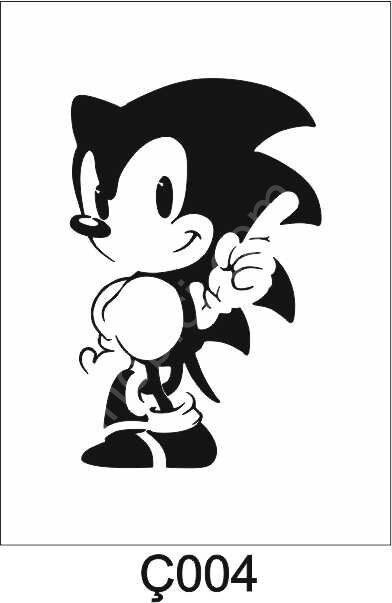 Çocuk Desen Stencil Şablon (21x30) Ç-004