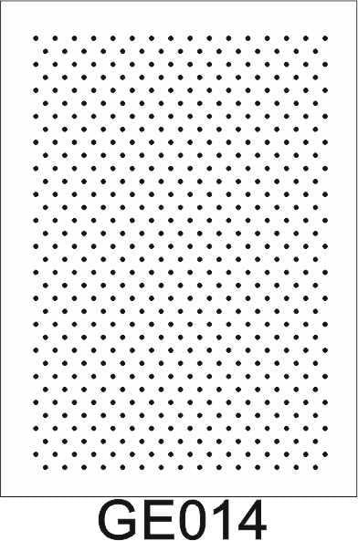 Geometrik Desenler Stencil Şablon (25x35) GE-014