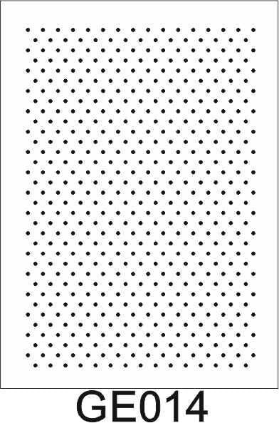 Geometrik Desenler Stencil Şablon (25x35) GE-014